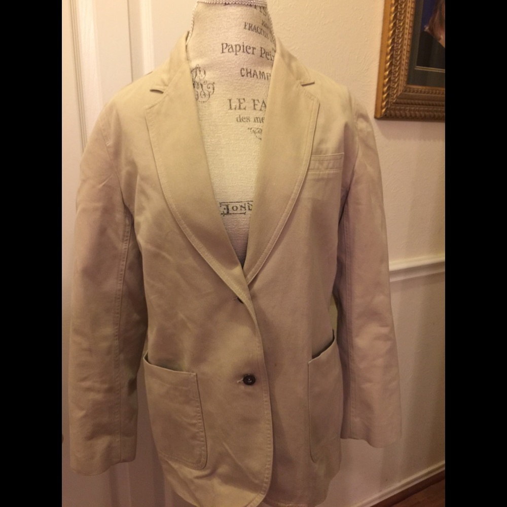 Liz Claiborne Tan jacket size 8, Liz Claiborne Lizwear